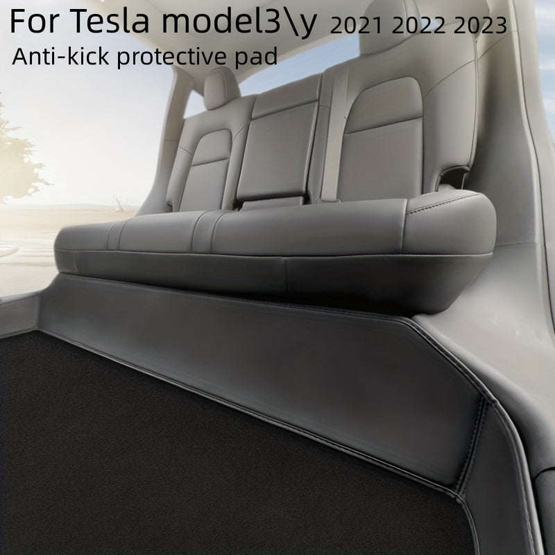 Suitable For Tesla Model 3 Model Y 2021 2022 2023 Rear Seat Under Protection Pad Interior Anti-kick Anti-scratch Protection Pad